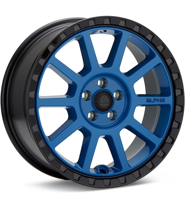 ALPHAequipt Foxtrot Hyper Blue w/Black Lip wheel image