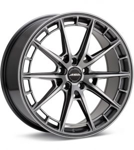 ASA GT19 Gloss Gunmetal Silver wheel image