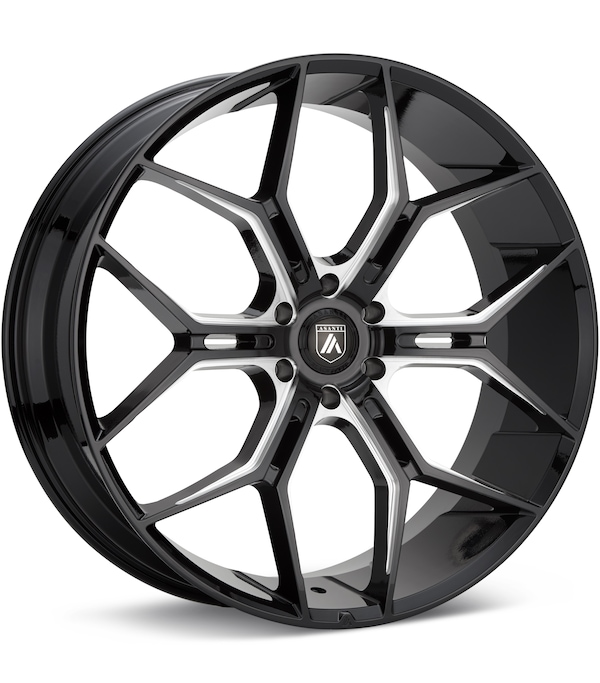 ASANTI Black Label ABL-38 Gloss Black w/Milled Accent wheel image