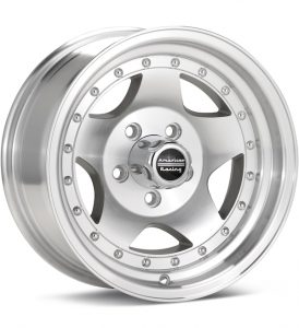 American Racing AR23 Silver Machined w/Clearcoat wheel image