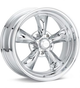 American Racing Authentic Hot Rod VN615 Torq Thrust II 1 PC Chrome Plated wheel image