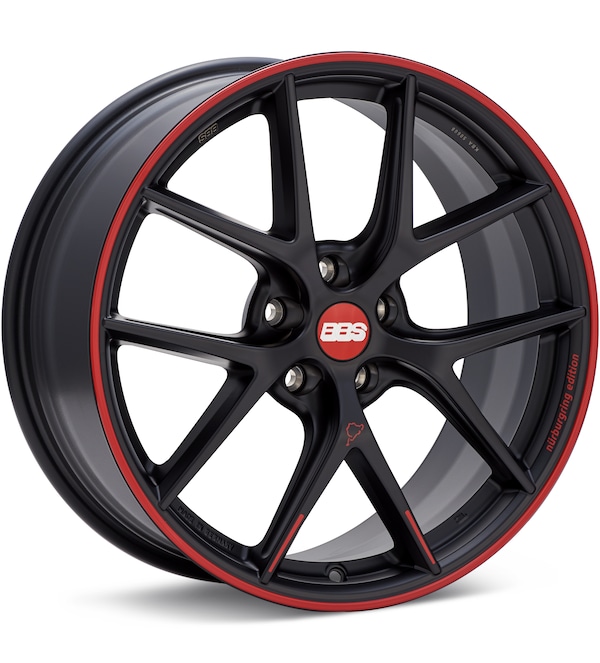 BBS CI-R Black w/Red Lip wheel image