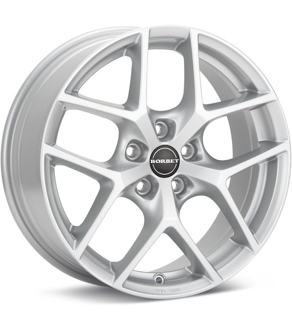 Borbet Type Y Crystal Silver wheel image