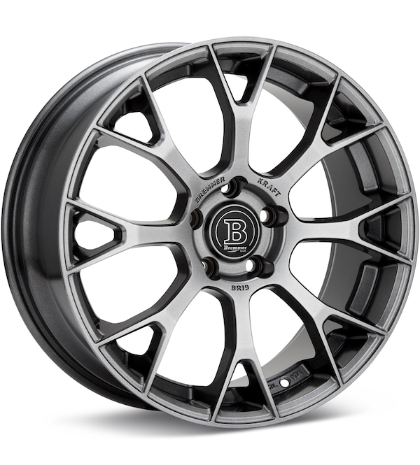 Bremmer Kraft BR19 Gloss Gunmetal Silver wheel image