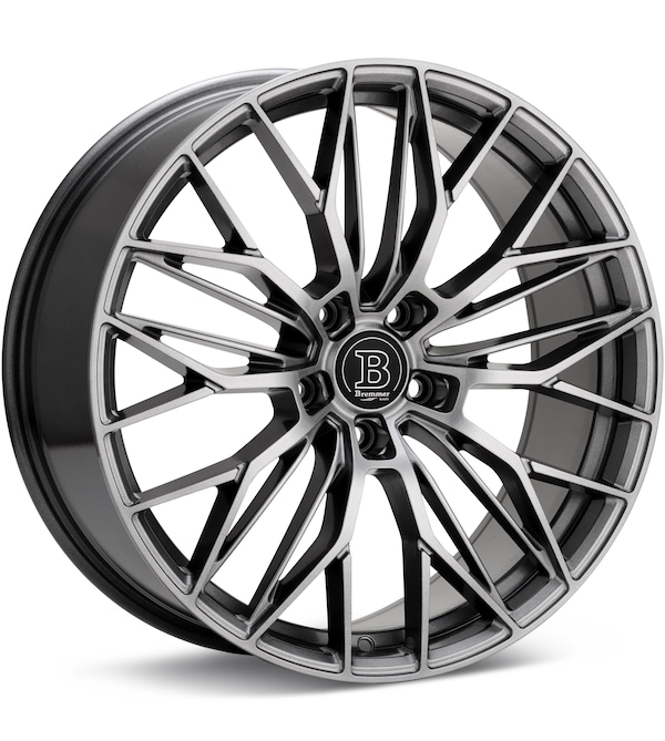 Bremmer Kraft BR22 Gloss Gunmetal Silver wheel image