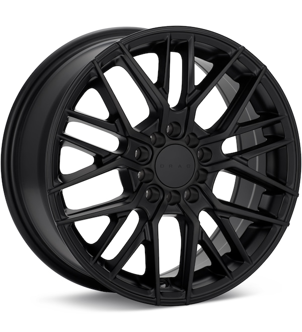 Drag DR-77 Dual PCD Black wheel image