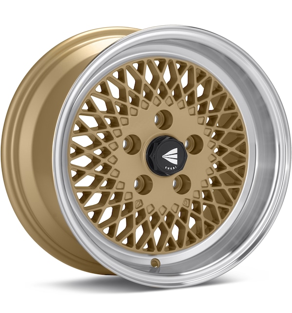 Enkei Performance Enkei92 Gold w/Machined Lip wheel image