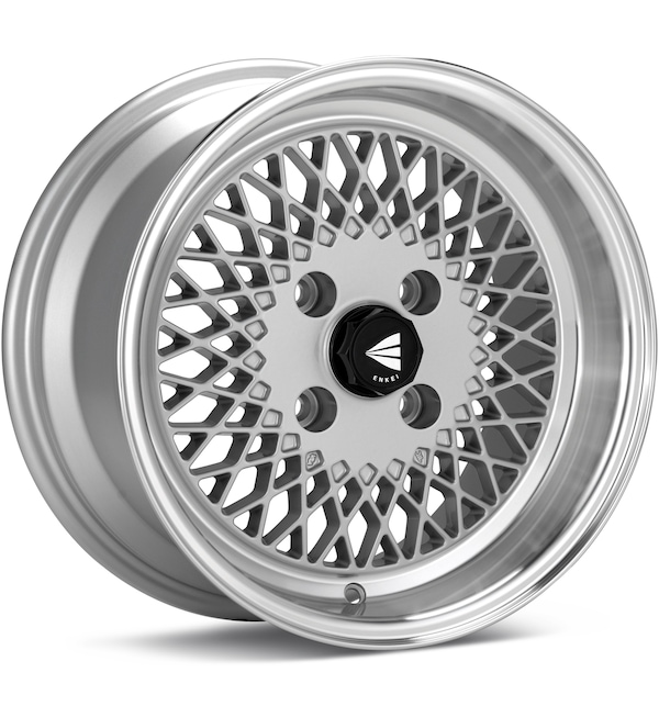 Enkei Performance Enkei92 Silver w/Machined Lip wheel image