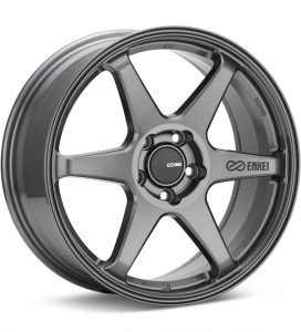 Enkei Tuning T6R Gloss Gunmetal Silver wheel image