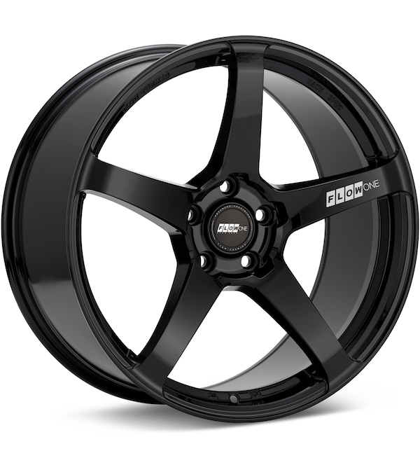 FLOW ONE Race Spec F5 Gloss Black wheel image