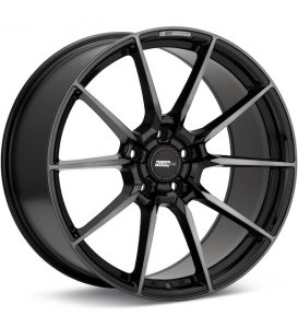 FLOW ONE Race Spec F6 Black Machined w/Dark Tint wheel image