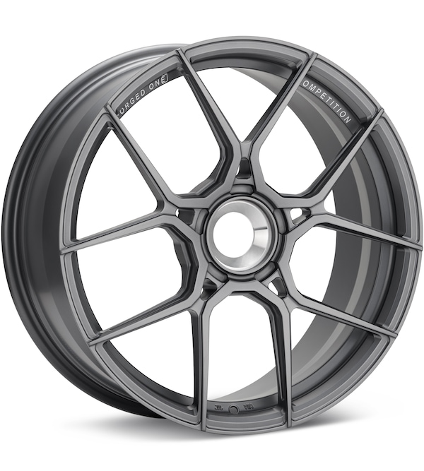 FORGED ONE Competition FF10 CenterLock Satin Graphite wheel image