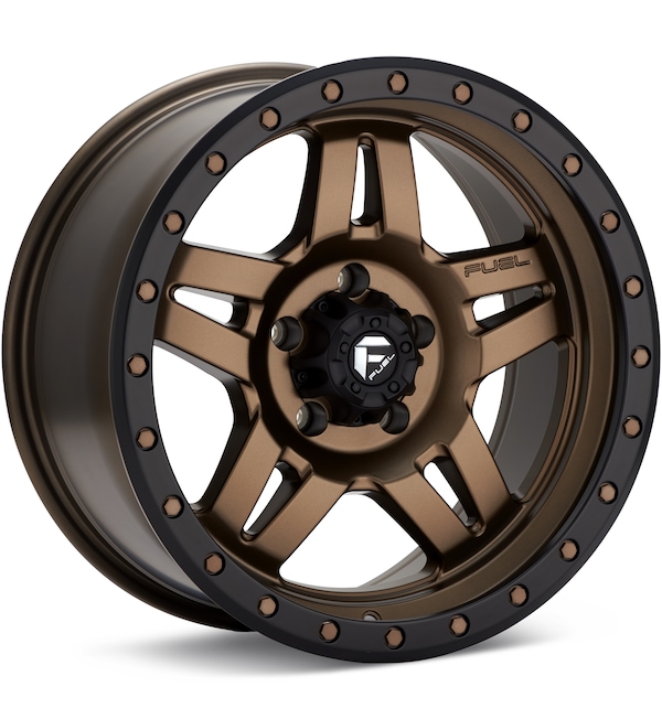 Fuel Off-Road Anza Matte Bronze w/Black Ring wheel image