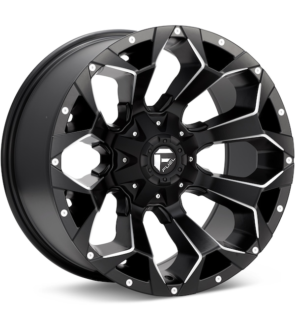 Fuel Off-Road Assault Black w/Milled Accent wheel image
