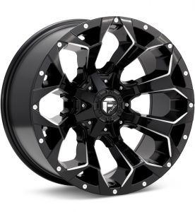 Fuel Off-Road Assault Gloss Black w/Milled Accent wheel image
