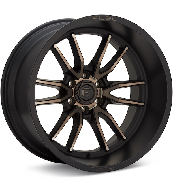 Fuel Off-Road Clash Black Machined w/Dark Tint wheel image