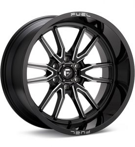 Fuel Off-Road Clash Gloss Black w/Milled Accent wheel image