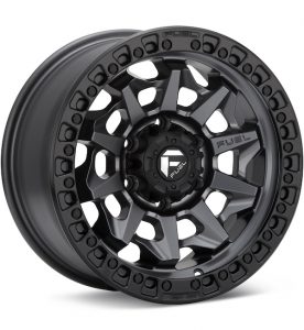 Fuel Off-Road Covert Anthracite w/Black Ring wheel image