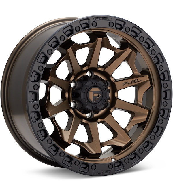 Fuel Off-Road Covert Matte Bronze w/Black Ring wheel image