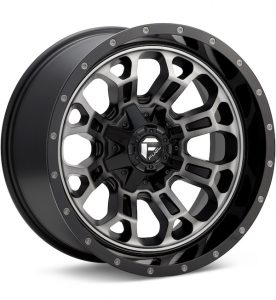 Fuel Off-Road Crush Black Machined w/Dark Tint wheel image