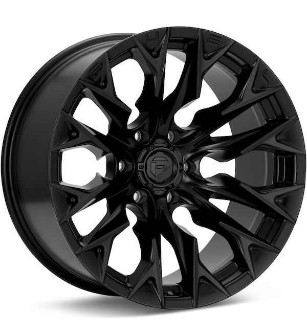 Fuel Off-Road Flame 6 Black wheel image