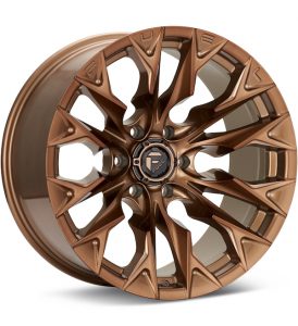 Fuel Off-Road Flame 6 Platinum Bronze wheel image