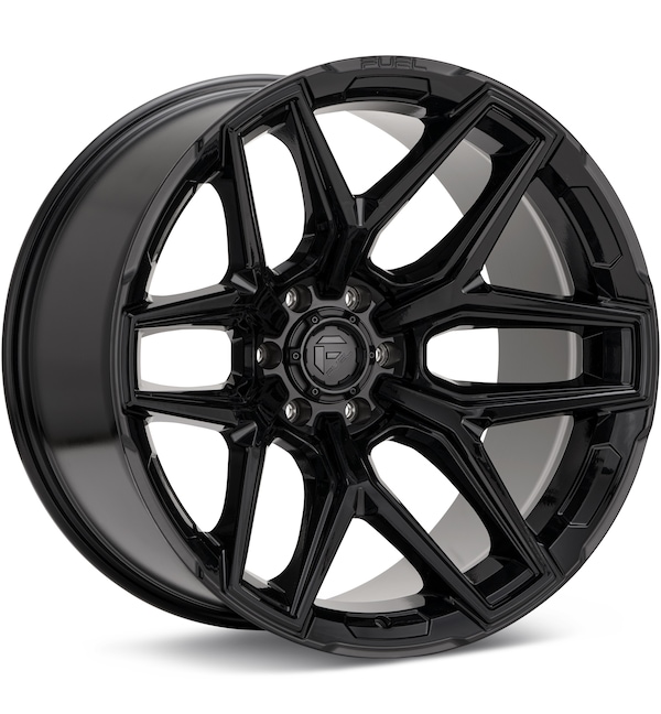 Fuel Off-Road Flux 6 Gloss Black wheel image