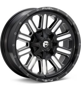Fuel Off-Road Hardline Gloss Black w/Milled Accent wheel image