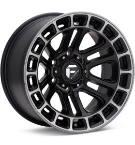Fuel Off-Road Heater Black Machined w/Dark Tint wheel image