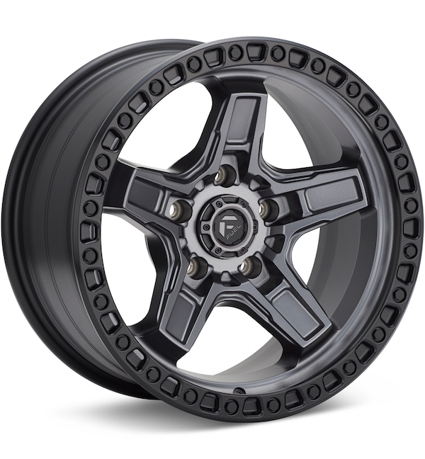 Fuel Off-Road Kicker 5 Anthracite w/Black Ring wheel image