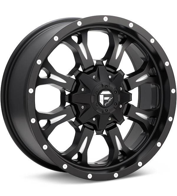 Fuel Off-Road Krank Matte Black w/Milled Accent wheel image