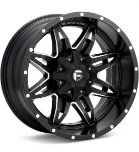Fuel Off-Road Lethal Black w/Milled Accent wheel image