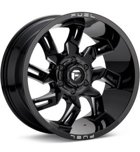 Fuel Off-Road Lockdown Gloss Black w/Milled Accent wheel image