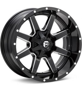 Fuel Off-Road Maverick Gloss Black w/Milled Accent wheel image