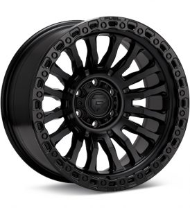 Fuel Off-Road Rincon SBL Black w/Gloss Black Lip wheel image