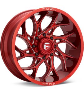Fuel Off-Road Runner Candy Red w/Milled Accent wheel image
