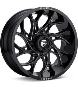 Fuel Off-Road Runner Gloss Black w/Milled Accent wheel image
