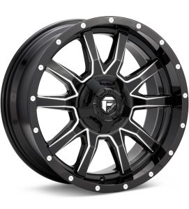 Fuel Off-Road Vandal Gloss Black w/Milled Accent wheel image