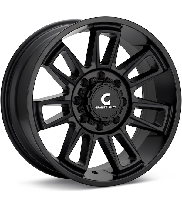 Granite Alloy GA503 8-Lug Black wheel image