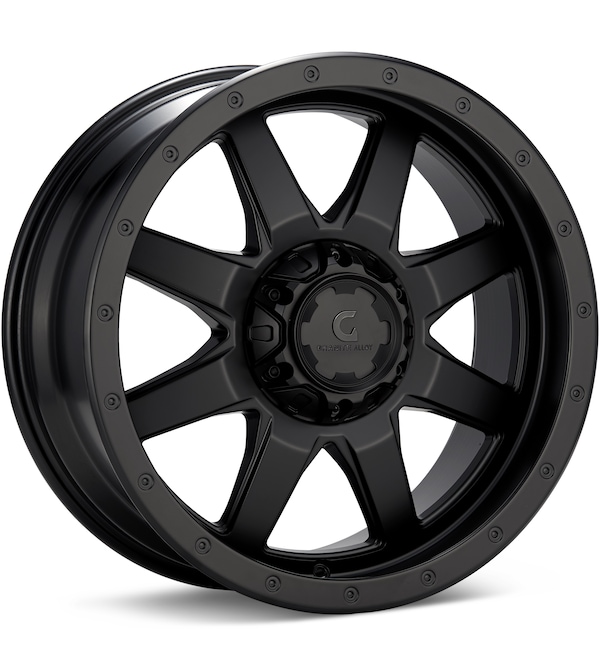 Granite Alloy GA643 Black wheel image