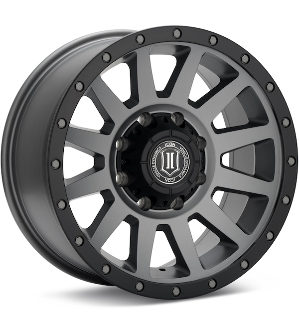 ICON Alloys Compression HD Titanium w/Black Lip wheel image