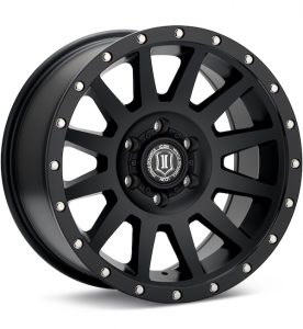 ICON Alloys Compression Satin Black wheel image