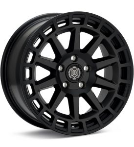 ICON Alloys Journey Satin Black wheel image