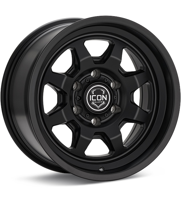 ICON Alloys Nuevo Satin Black wheel image