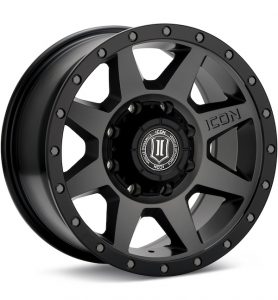 ICON Alloys Rebound HD Titanium w/Black Lip wheel image