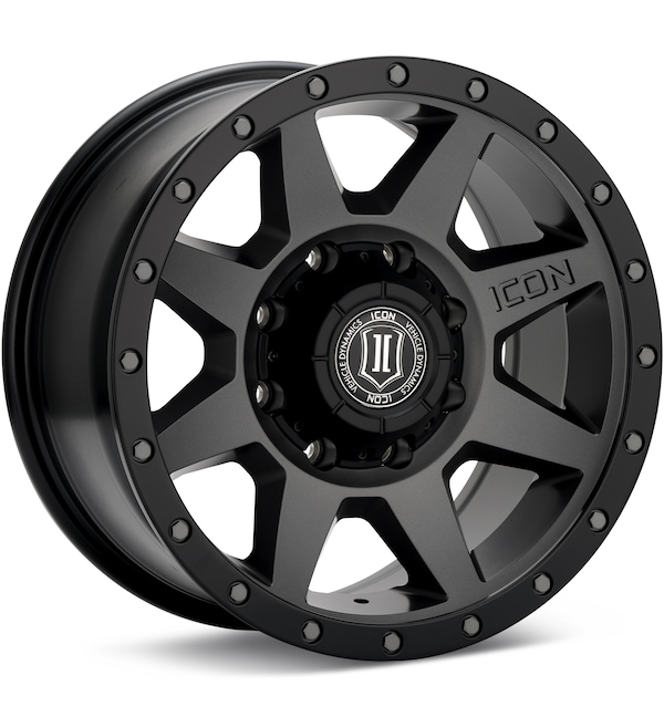 ICON Alloys Rebound HD Titanium w/Black Lip wheel image