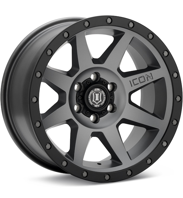 ICON Alloys Rebound Titanium w/Black Lip wheel image