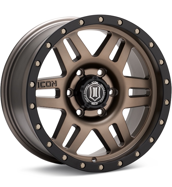 ICON Alloys Six Speed Bronze w/Black Lip wheel image