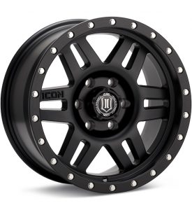 ICON Alloys Six Speed Satin Black wheel image