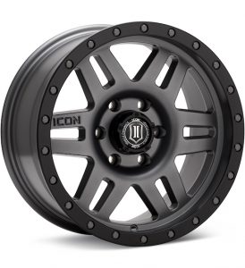 ICON Alloys Six Speed Titanium w/Black Lip wheel image